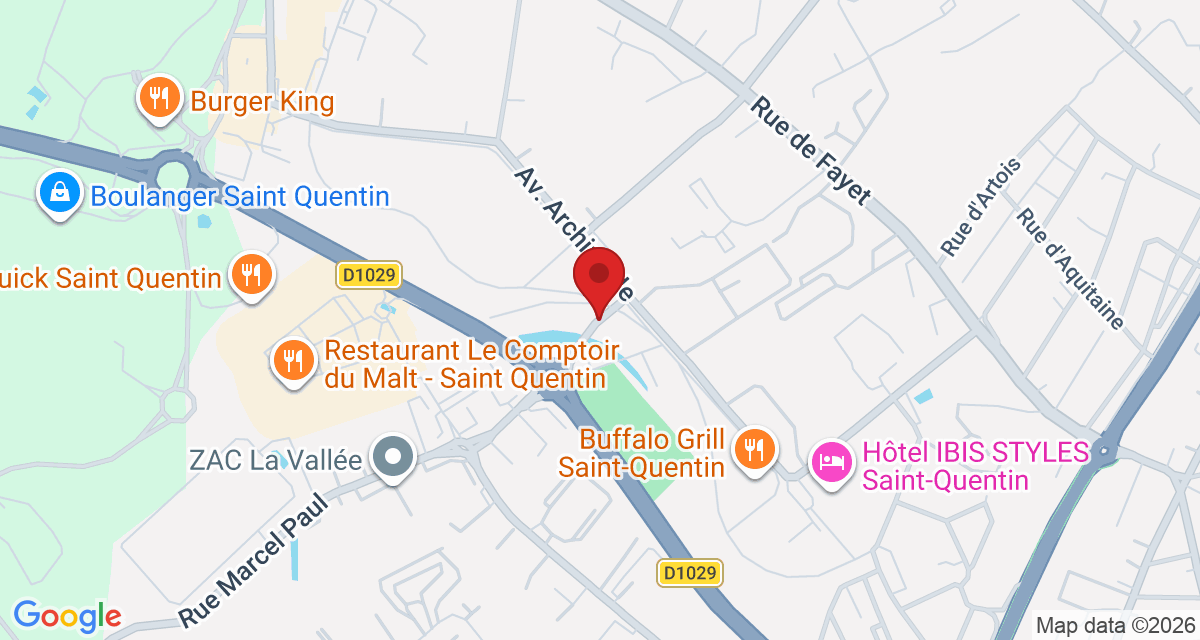 Carte de localisation Savelys Saint-Quentin