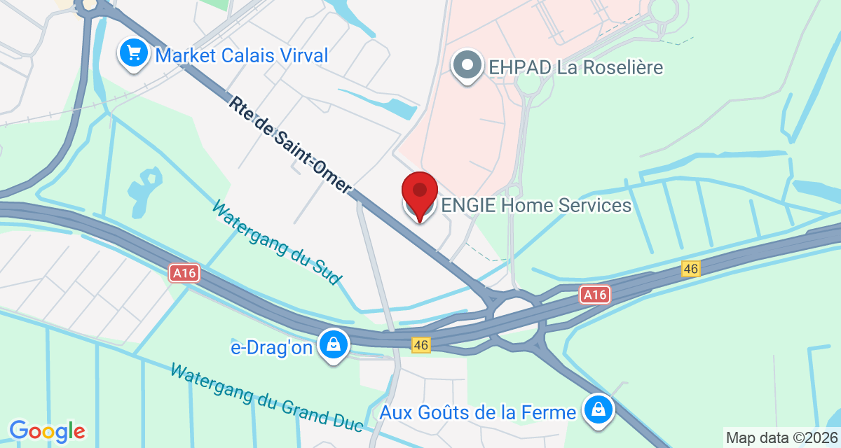 Carte de localisation Savelys Calais