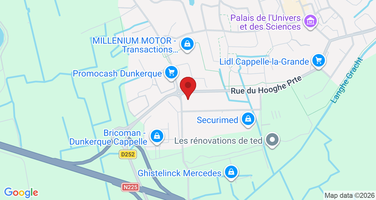Carte de localisation Savelys Dunkerque